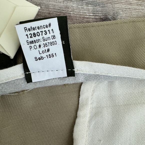 Eddie Bauer Shorts Men's 38 Tall Khaki Tan Preppy Tailored Flat Front 10" - Picture 6 of 9